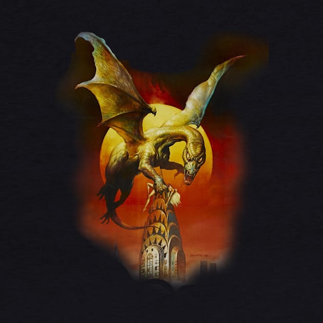 Q - The Winged Serpent by VHS Retro T-Shirts